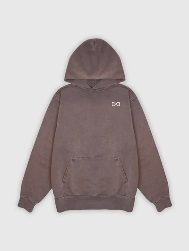 Oracle Boxing hoodie - brown front