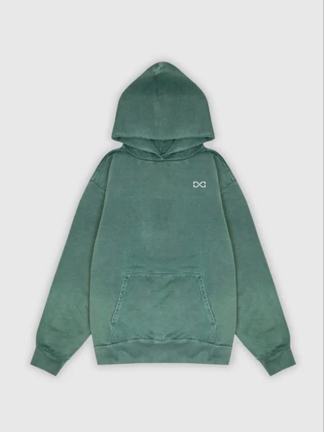 Oracle Boxing hoodie - green front