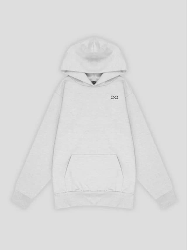 Oracle Boxing hoodie - grey front